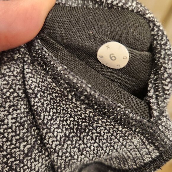 Lululemon Wunder Under High-rise Gray & Black Leggings Size 6 - Picture 5 of 7
